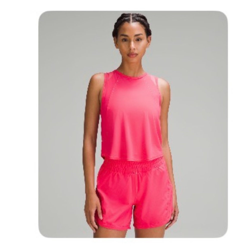 Lululemon Sculpt Crop Tank Top Size 0 in Lipgloss